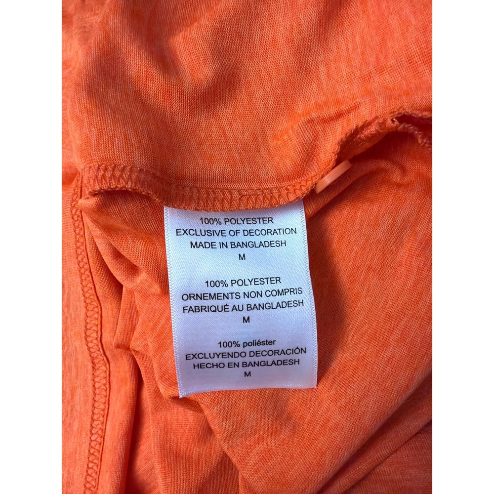 Champion Polo Shirt Mens Medium Orange Clemson Tigers NCAA Heathered SS NEW - Picture 6 of 8